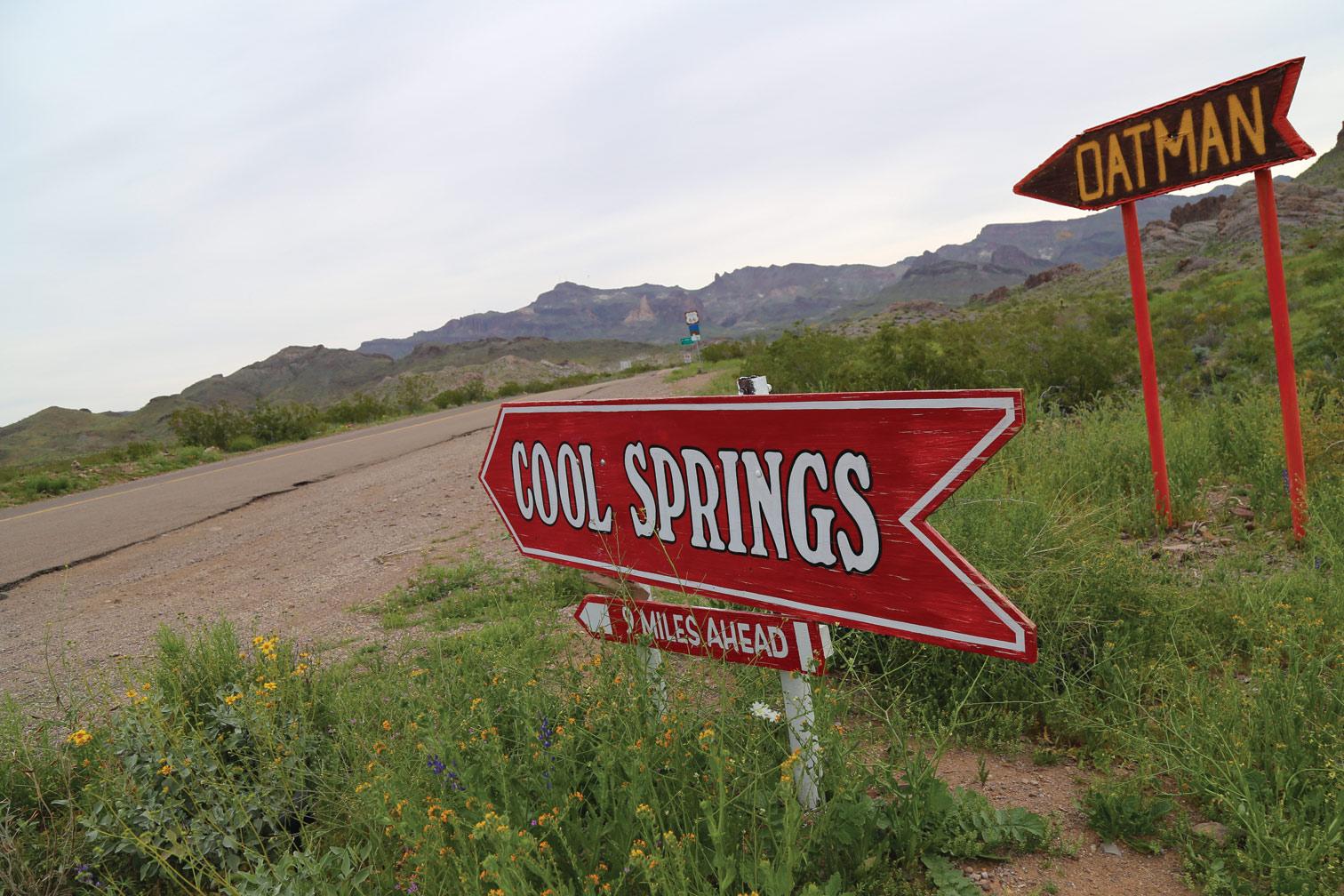 Hwy 66 Sign to Oatman
