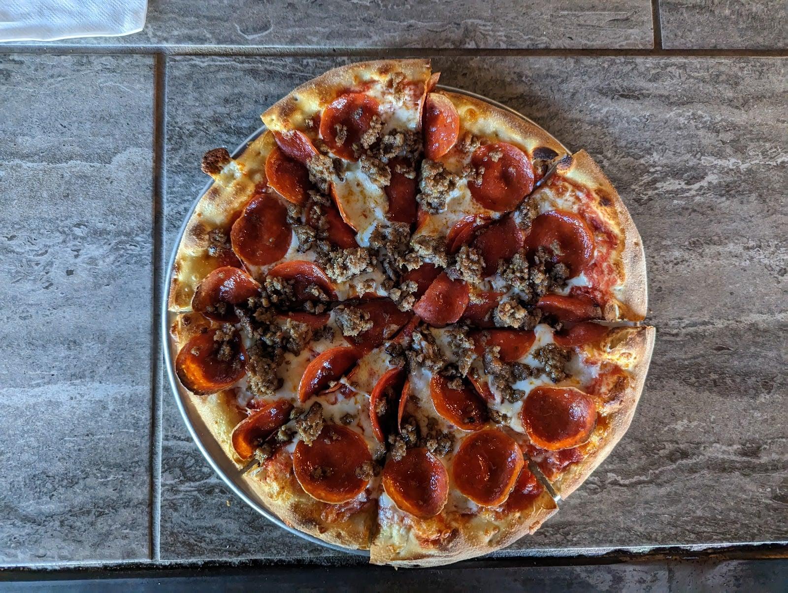 Pepperoni and sausage Pizza