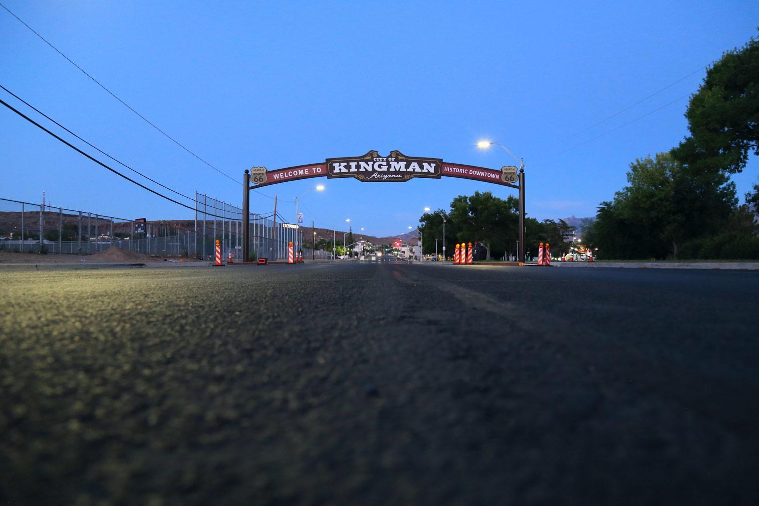 Kingman Heart of Route 66 Welcome Arch