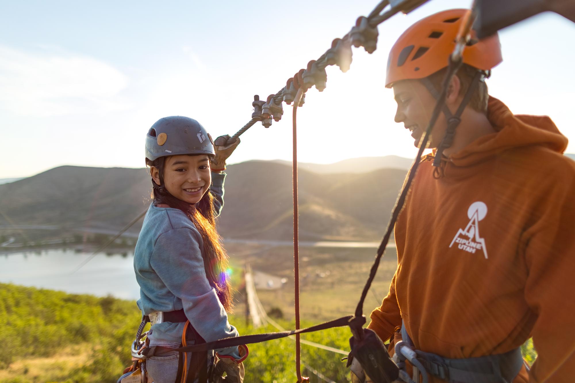 Zipline Utah at Deer Creek State Park Heber Valley, Utah