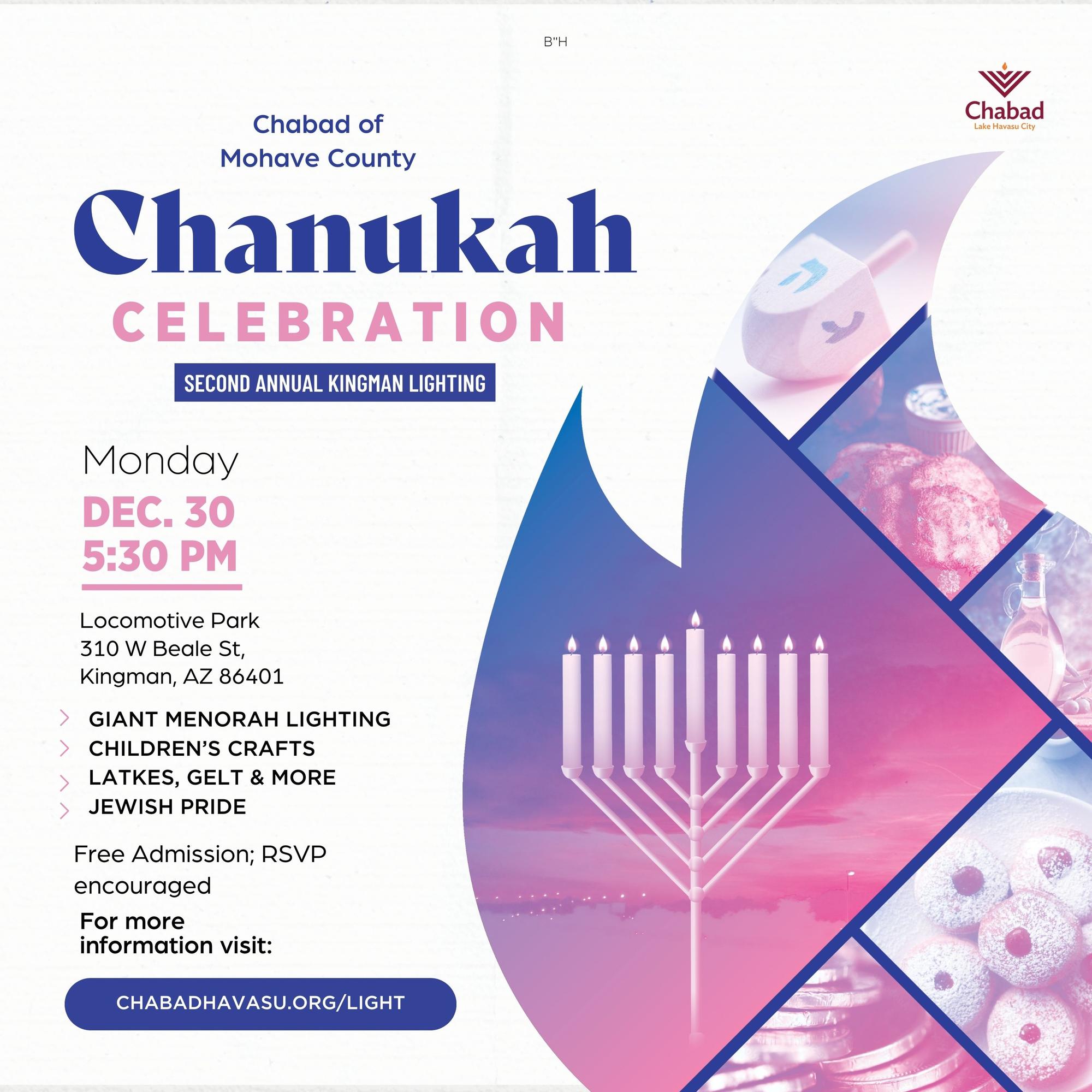Menorah Lighting Event Photo
