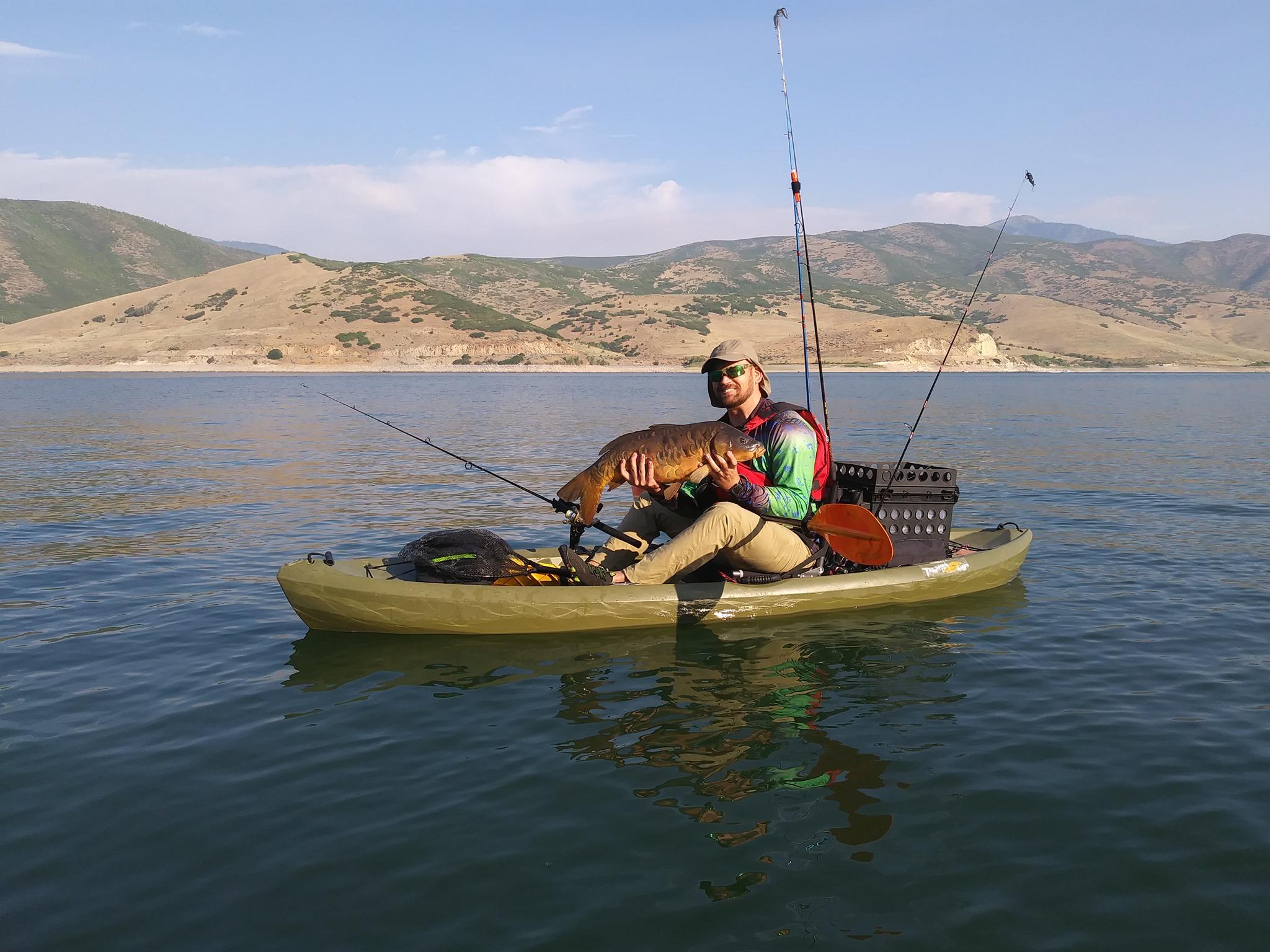 Kayak Fishing Utah Bass Tournament - Heber Valley, Utah